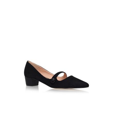 Black 'Audrina' mid heel sandals